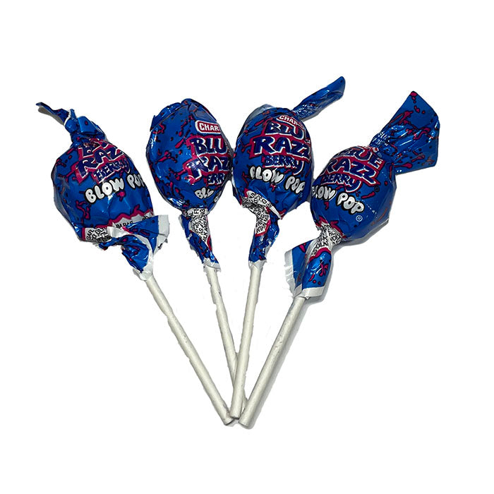 Blow Pop Blue Razz 4 Pack